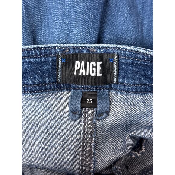 Paige Jeans 25 Petite Womens Anessa High Rise Wide Leg Cropped - Picture 6 of 9